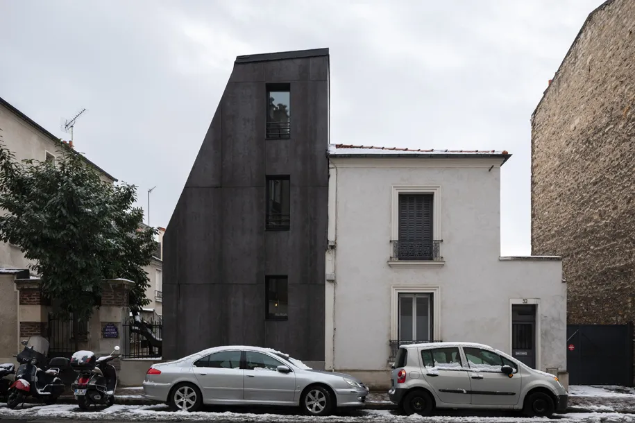 Maison bardage panneau